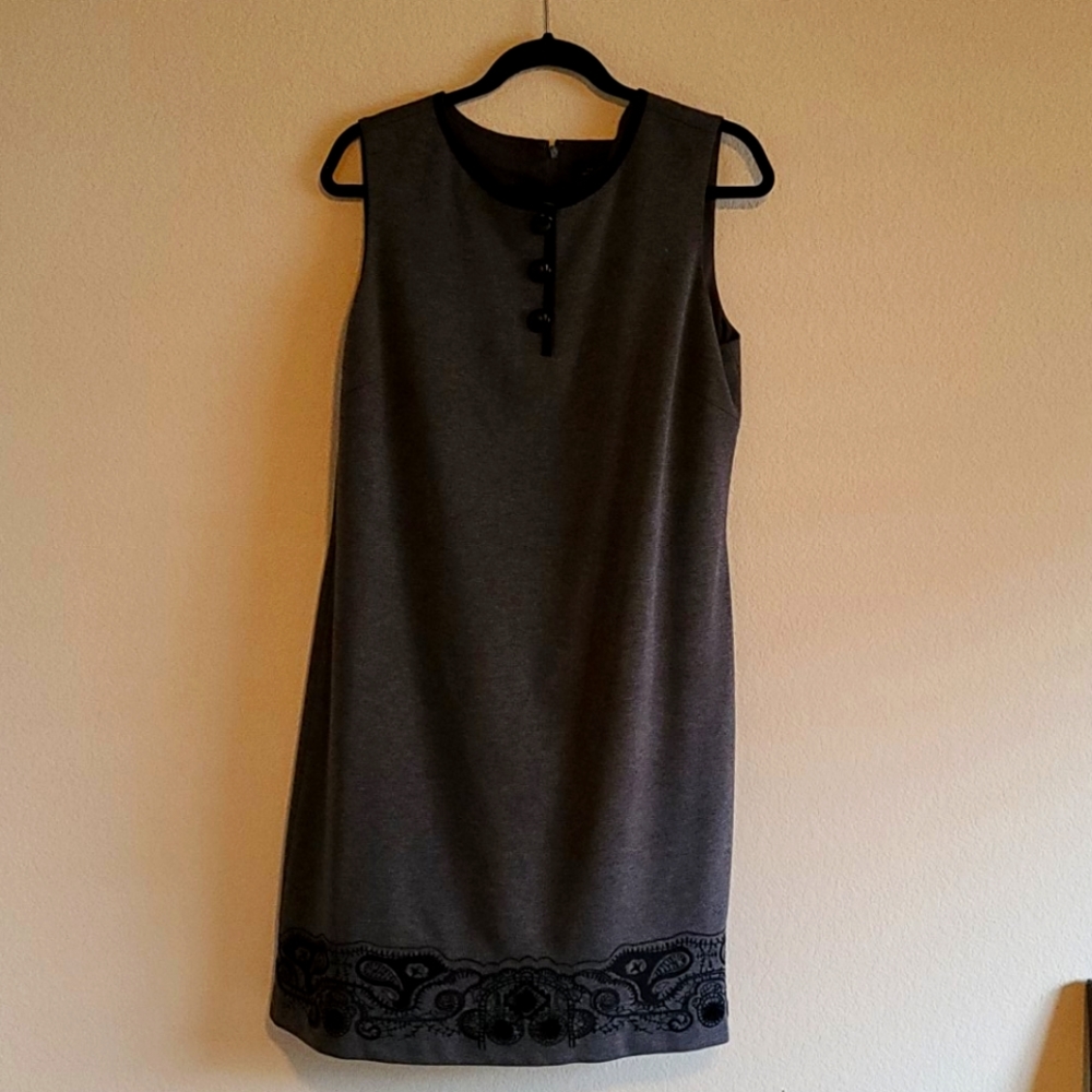 Grey, Tahari dress, size 12